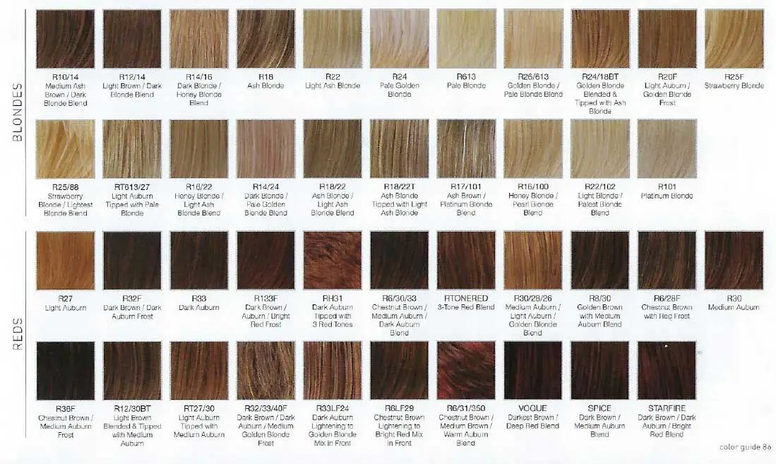Mystic divine hair color chart