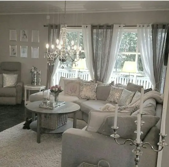 Curtain Ideas For Grey Living Room