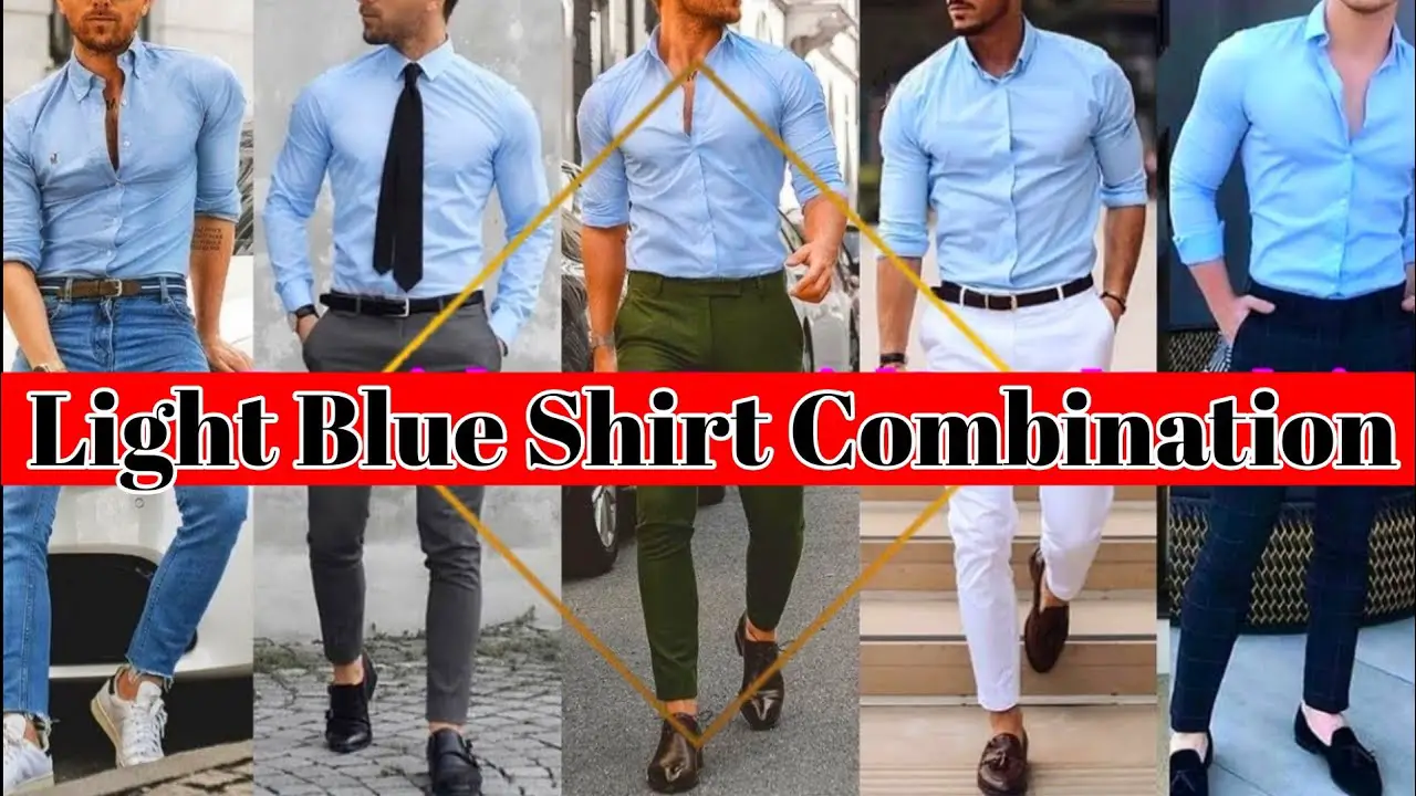 what-color-pants-to-wear-with-light-blue-shirt